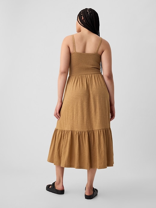 Image number 4 showing, ForeverSoft Smocked Midi Dress