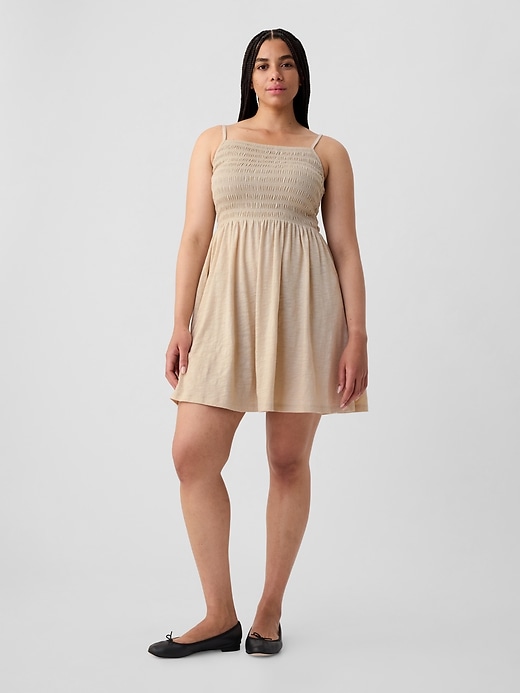 Image number 3 showing, ForeverSoft Smocked Mini Dress