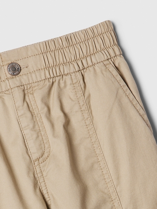 Image number 3 showing, Kids Seamed Pull-On Parachute Cargo Pants