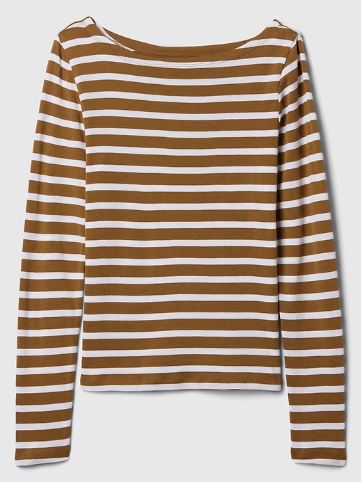 Image number 5 showing, Favorite Stripe Boatneck T-Shirt