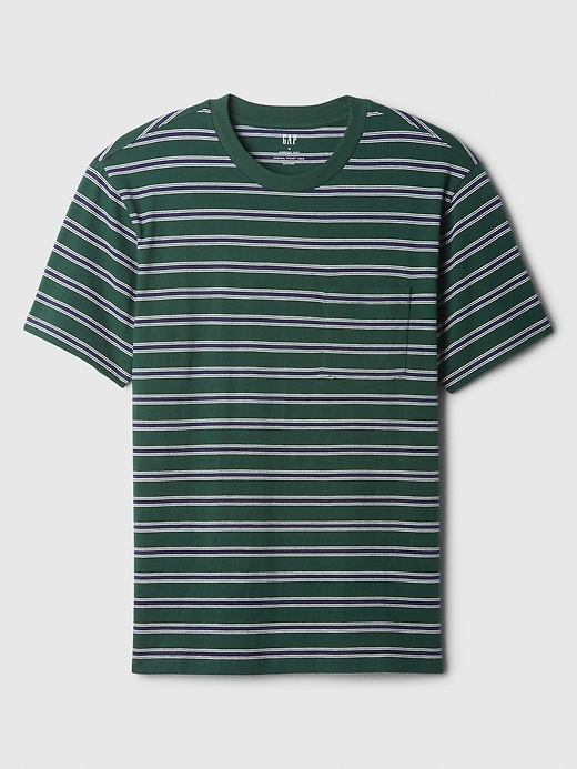 Image number 5 showing, Stripe Original Pocket T-Shirt