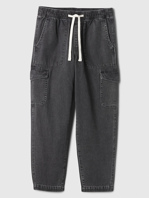 Image number 7 showing, Mid Rise Easy Cargo Pull-On Jeans