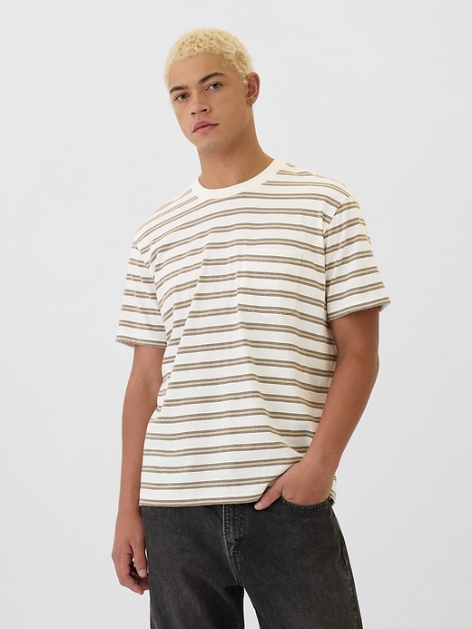 Image number 6 showing, Stripe Original Pocket T-Shirt