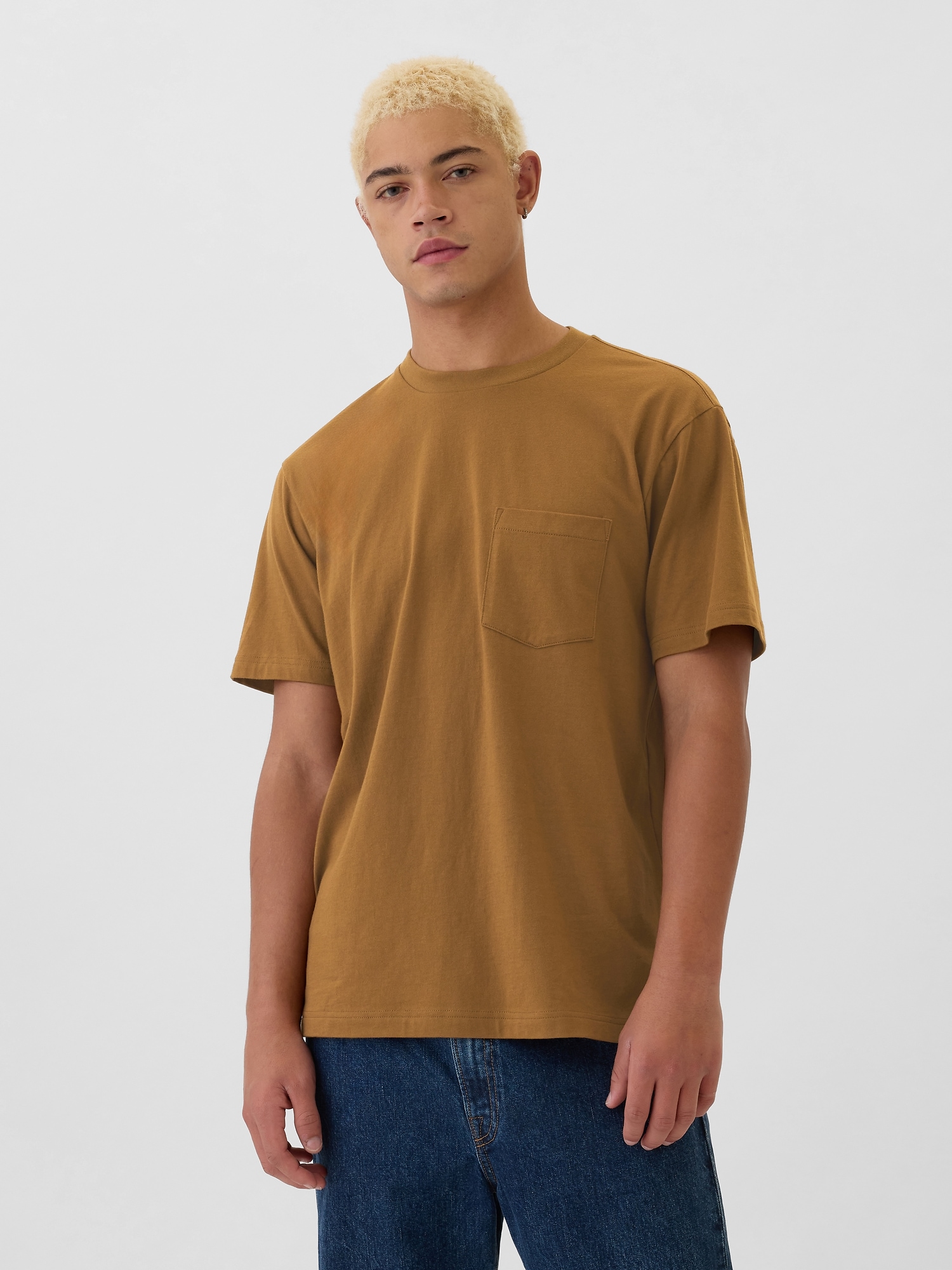 Relaxed Original Pocket T-Shirt - Brown