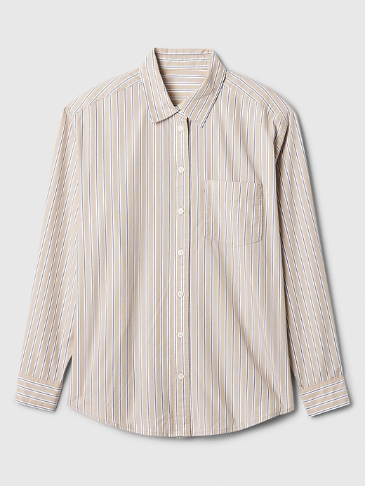 Image number 5 showing, Poplin Big Shirt