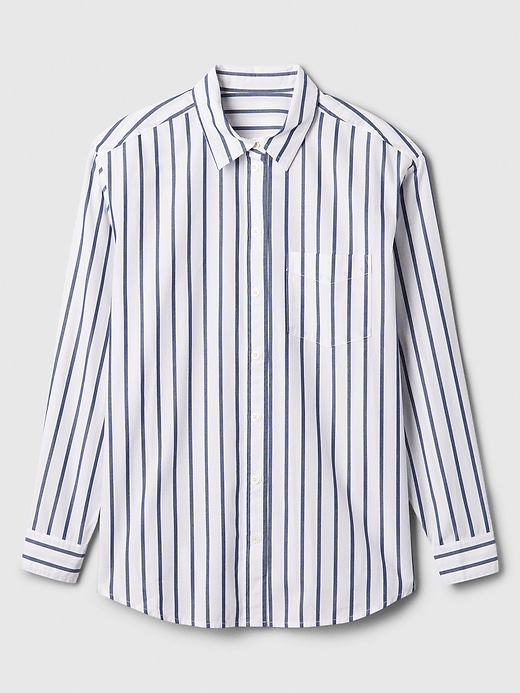 Image number 5 showing, Poplin Big Shirt