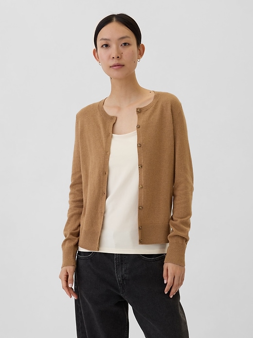 Image number 1 showing, Crewneck Cardigan