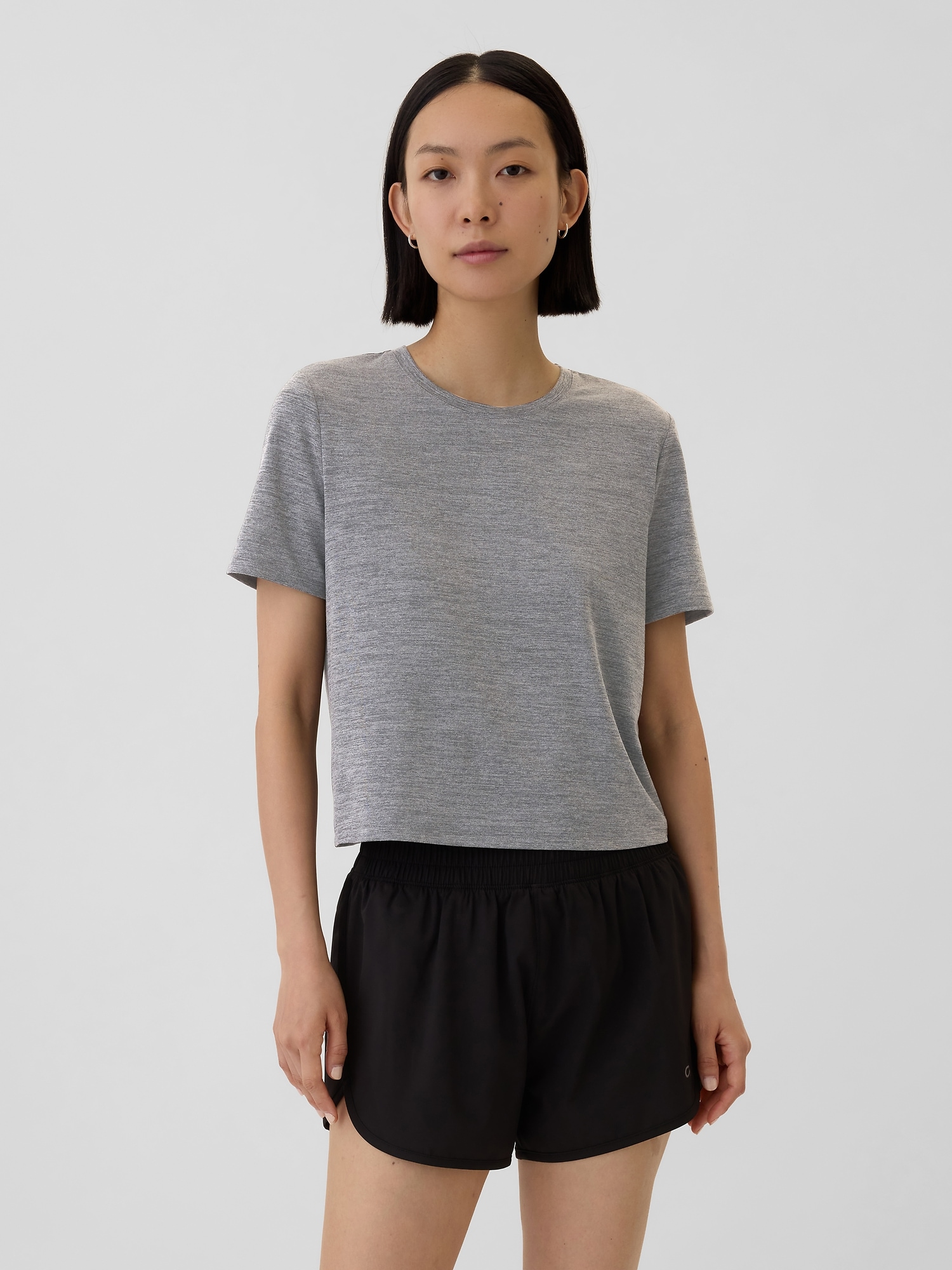 GapFit Brushed Jersey T-Shirt