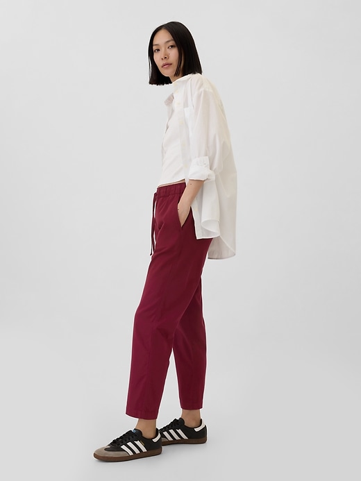 Image number 3 showing, Mid Rise Easy Twill Pants