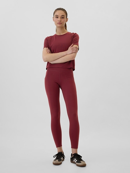 Image number 1 showing, GapFit Sky High Studio Pocket Leggings