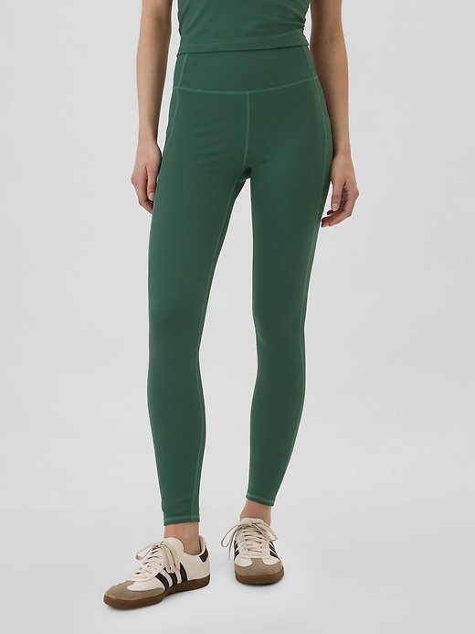 Image number 3 showing, GapFit Sky High Studio Pocket Leggings