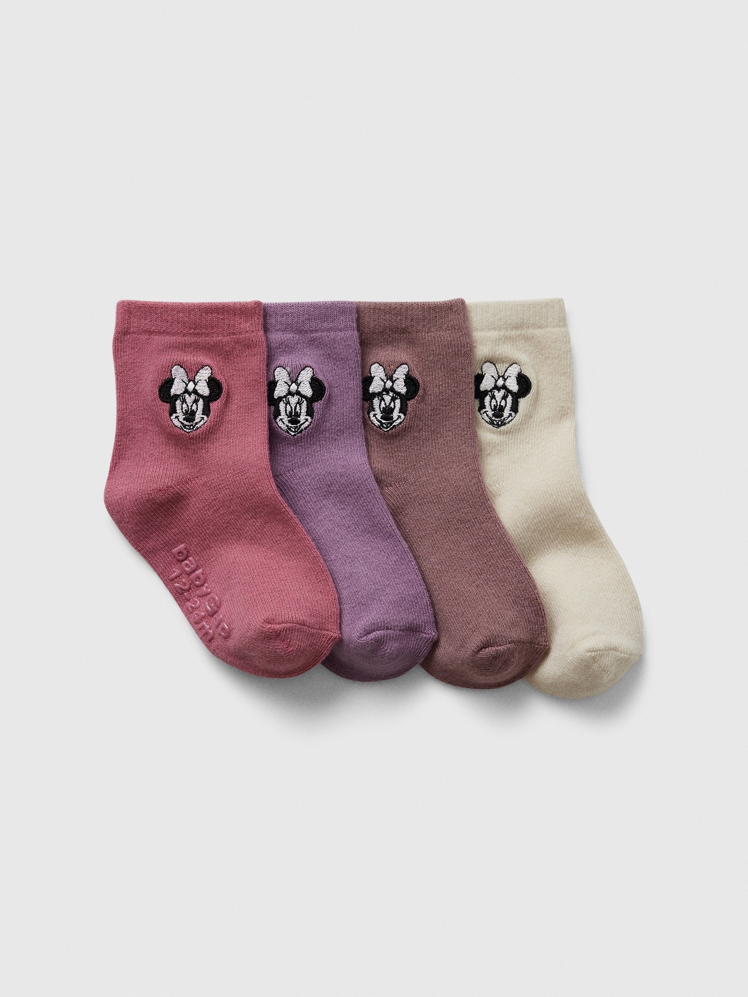 babyGap &#124 Disney Minnie Mouse Crew Socks (4-Pack)