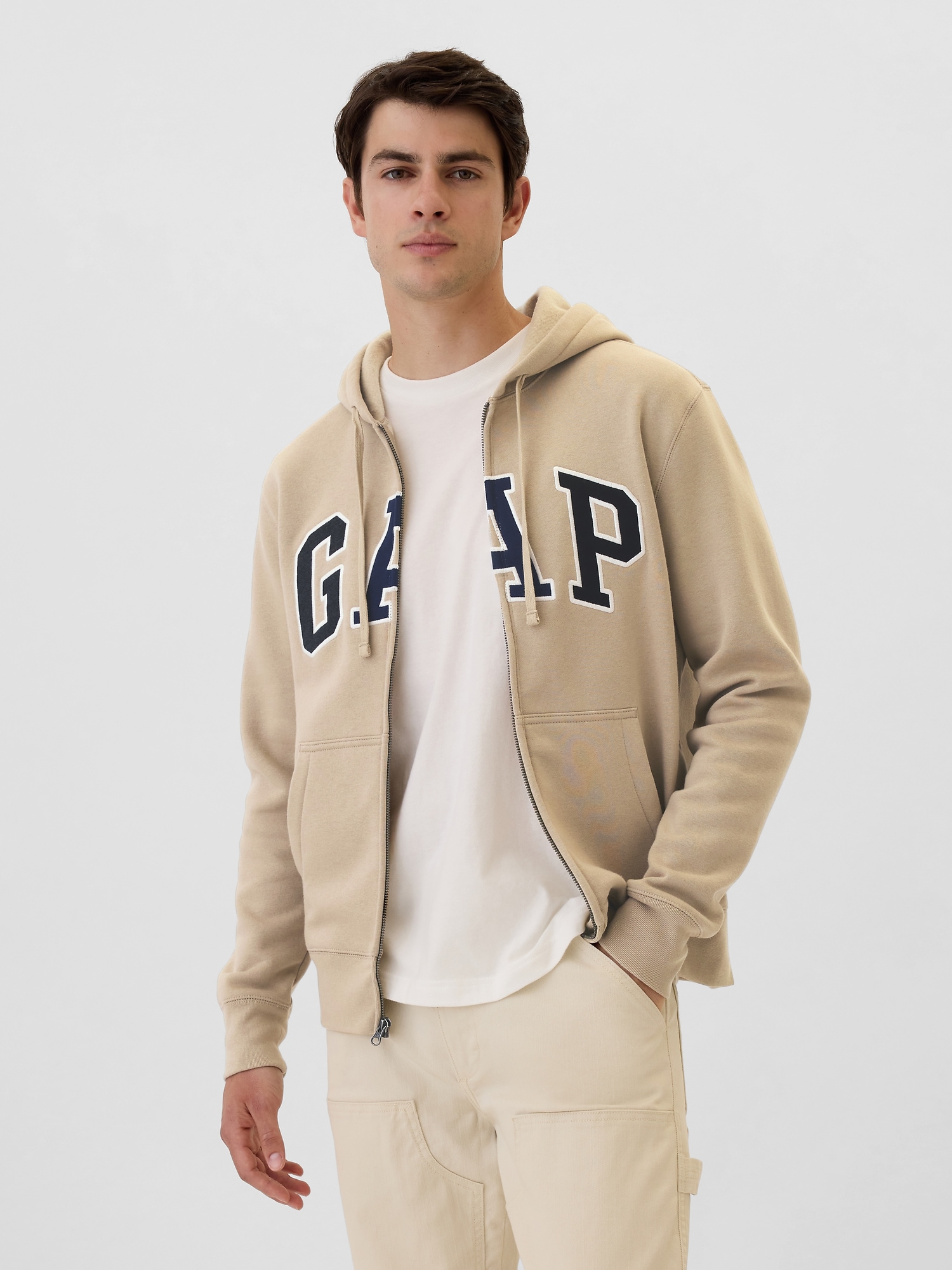 Gap Logo Zip Hoodie