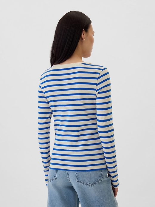 Image number 2 showing, Favorite Stripe Crewneck T-Shirt