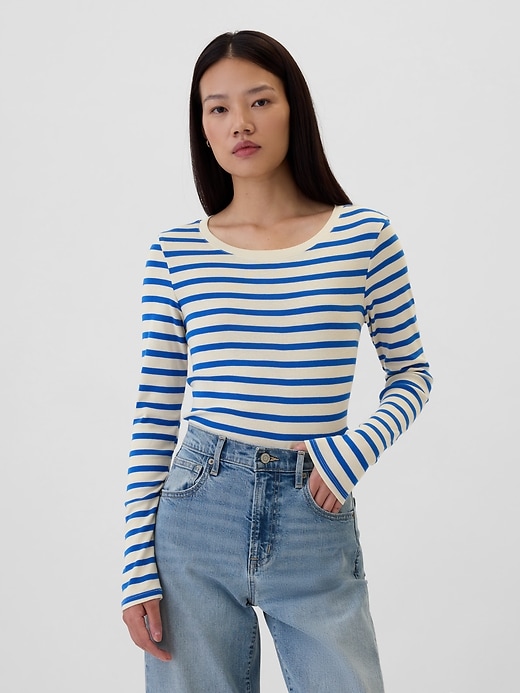 Image number 1 showing, Favorite Stripe Crewneck T-Shirt
