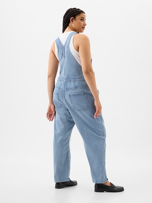 Image number 6 showing, Slouchy Denim Overalls