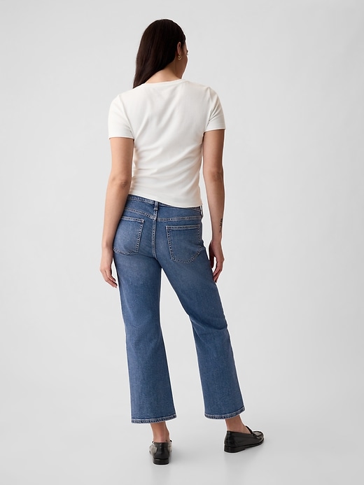 Image number 6 showing, Mid Rise Kick Fit Jeans