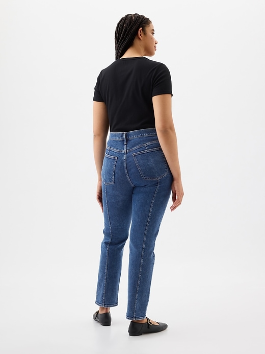 Image number 6 showing, High Rise Classic Straight Jeans