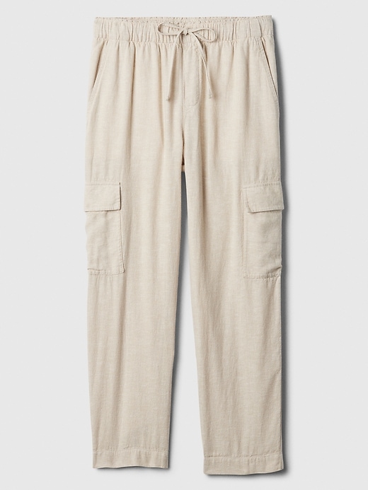 Image number 3 showing, Mid Rise Easy Linen-Blend Pants