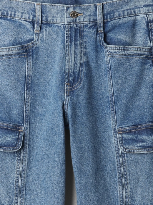 Image number 4 showing, Mid Rise '90s Loose Cargo Jeans