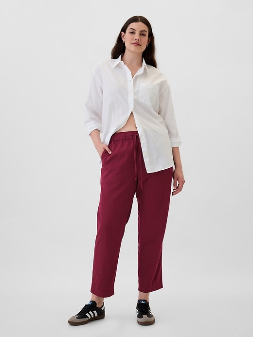 Image number 5 showing, Mid Rise Easy Twill Pants