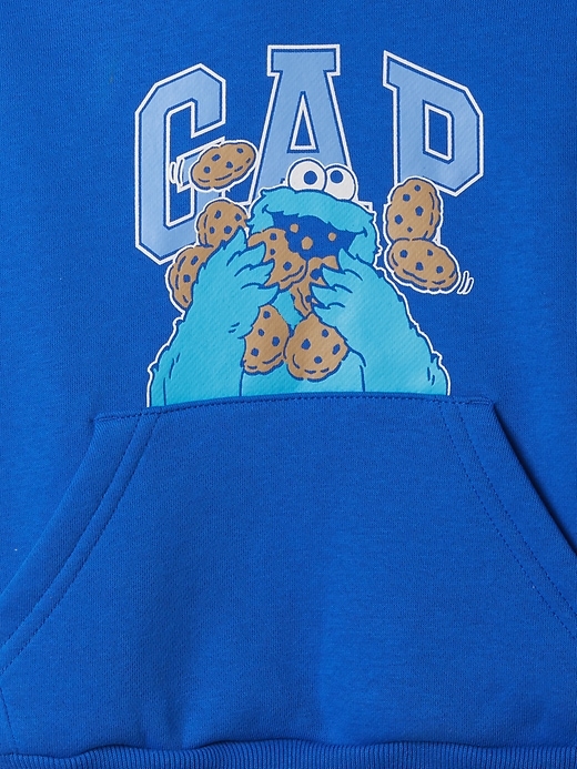 Image number 3 showing, babyGap &#124 Relaxed Sesame Street Logo Hoodie