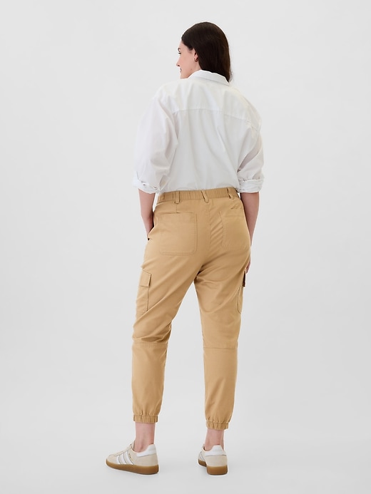 Image number 6 showing, Girlfriend Khaki Cargo Joggers