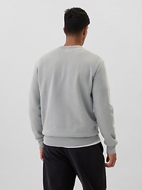 Gap logo fleece crewneck sweatshirt hotsell