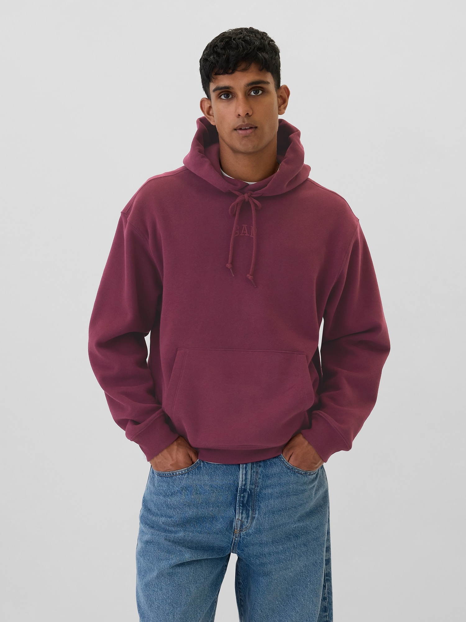 Oversized Vintage Soft Mini Gap Logo Hoodie