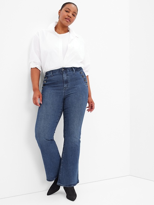 Image number 5 showing, High Rise '70s Flare Jeans