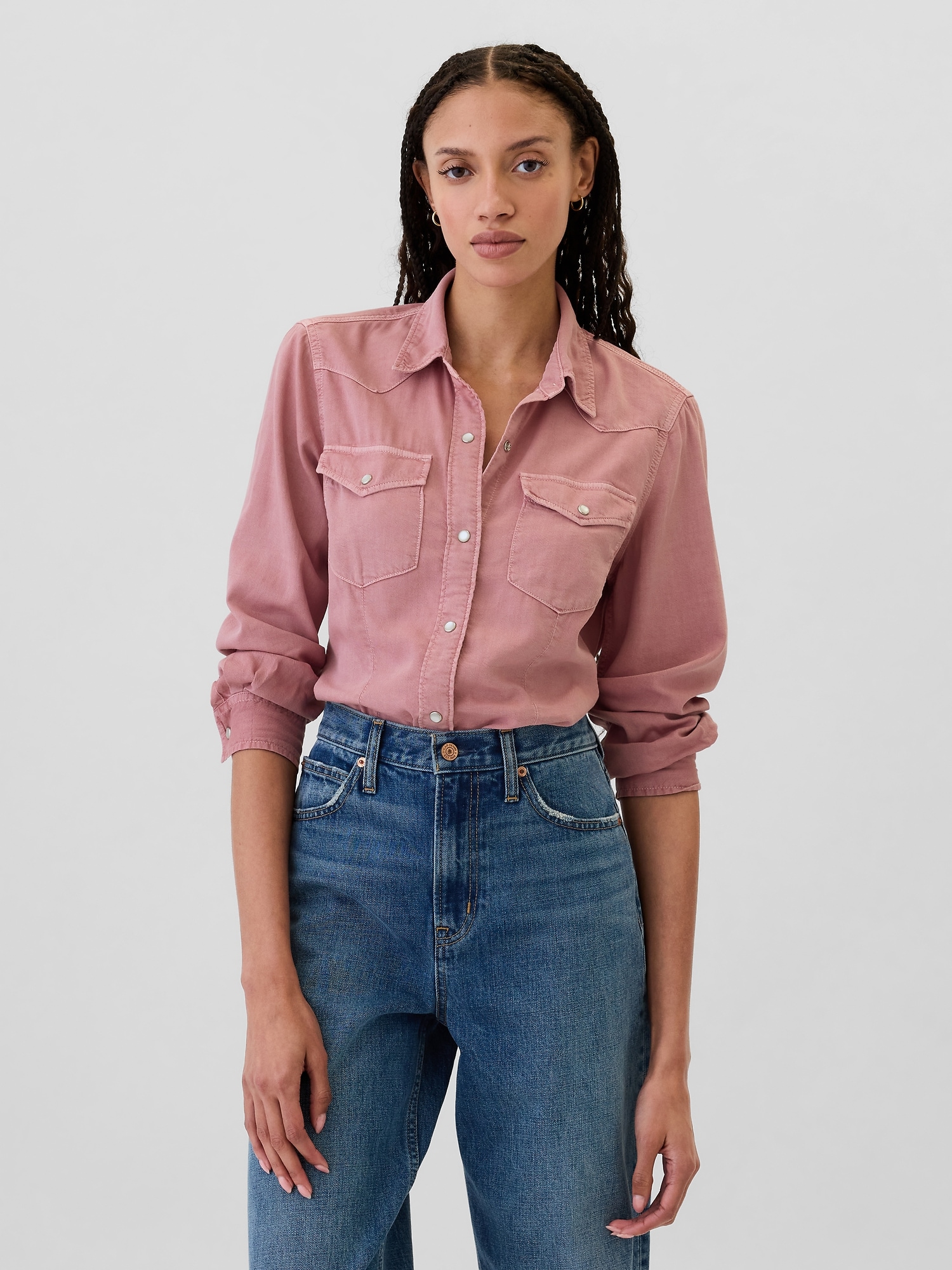 Denim Western Shirt