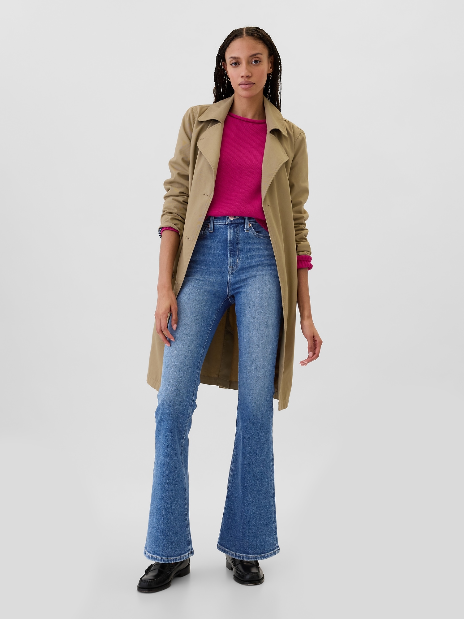 High Rise Soft Vintage Flare Jeans