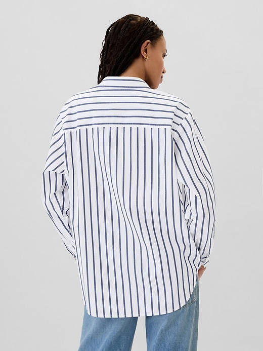 Image number 2 showing, Poplin Big Shirt