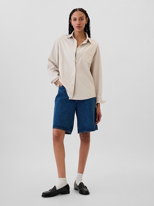 Image number 3 showing, Poplin Big Shirt