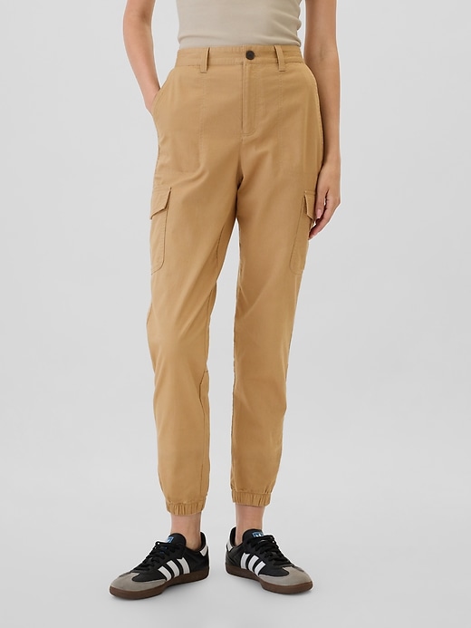 Image number 2 showing, Girlfriend Khaki Cargo Joggers