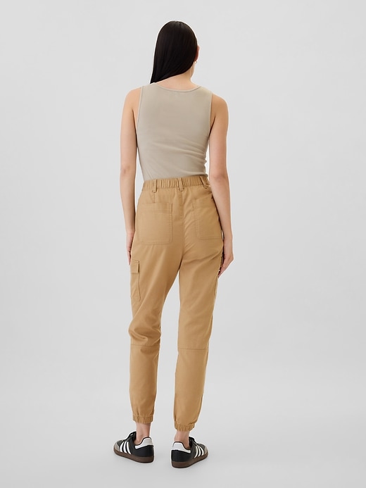 Image number 4 showing, Girlfriend Khaki Cargo Joggers