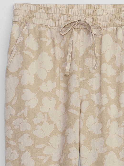 Image number 4 showing, Linen Print Easy Pants