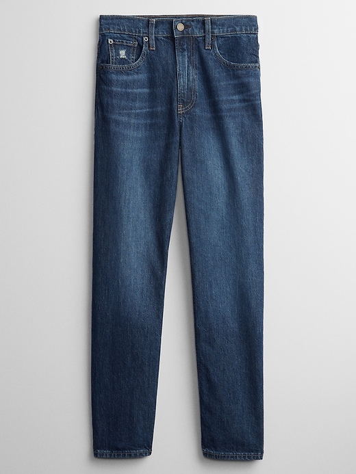 Image number 3 showing, Mid Rise Distressed Vintage Slim Jeans
