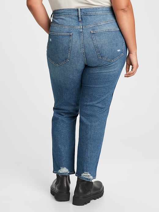 Image number 6 showing, Mid Rise Distressed Vintage Slim Jeans