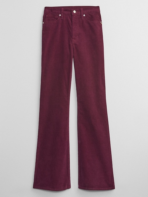 Image number 3 showing, High Rise '70s Flare Corduroy Pants