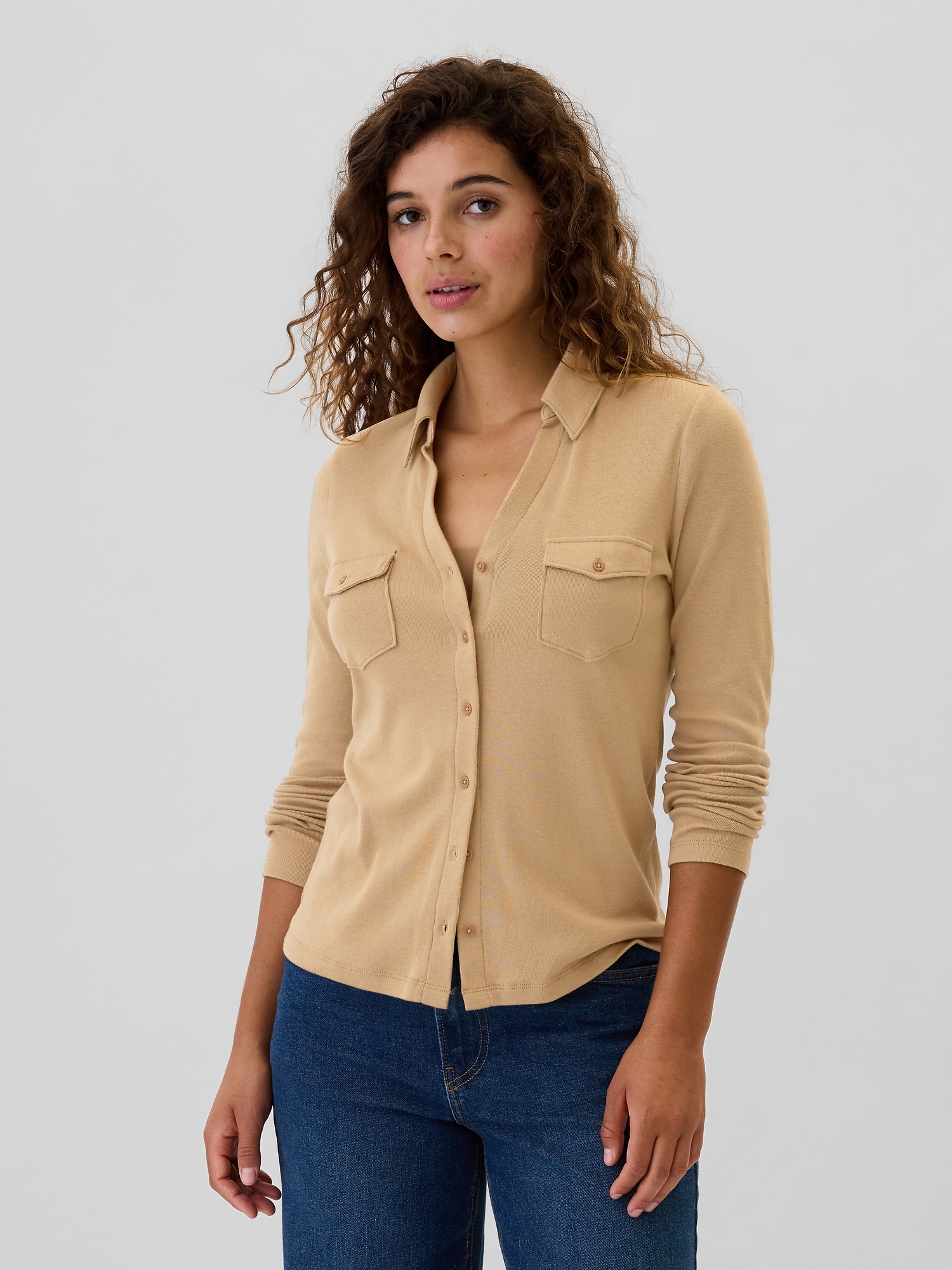 Utility Shirt - Brown