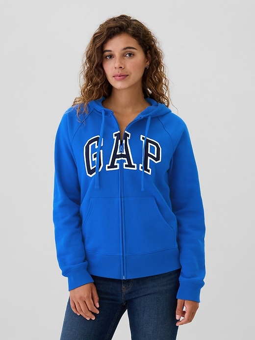 Image number 1 showing, Gap Logo Zip Hoodie