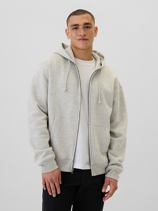 Image number 5 showing, Vintage Soft Oversized Zip Hoodie