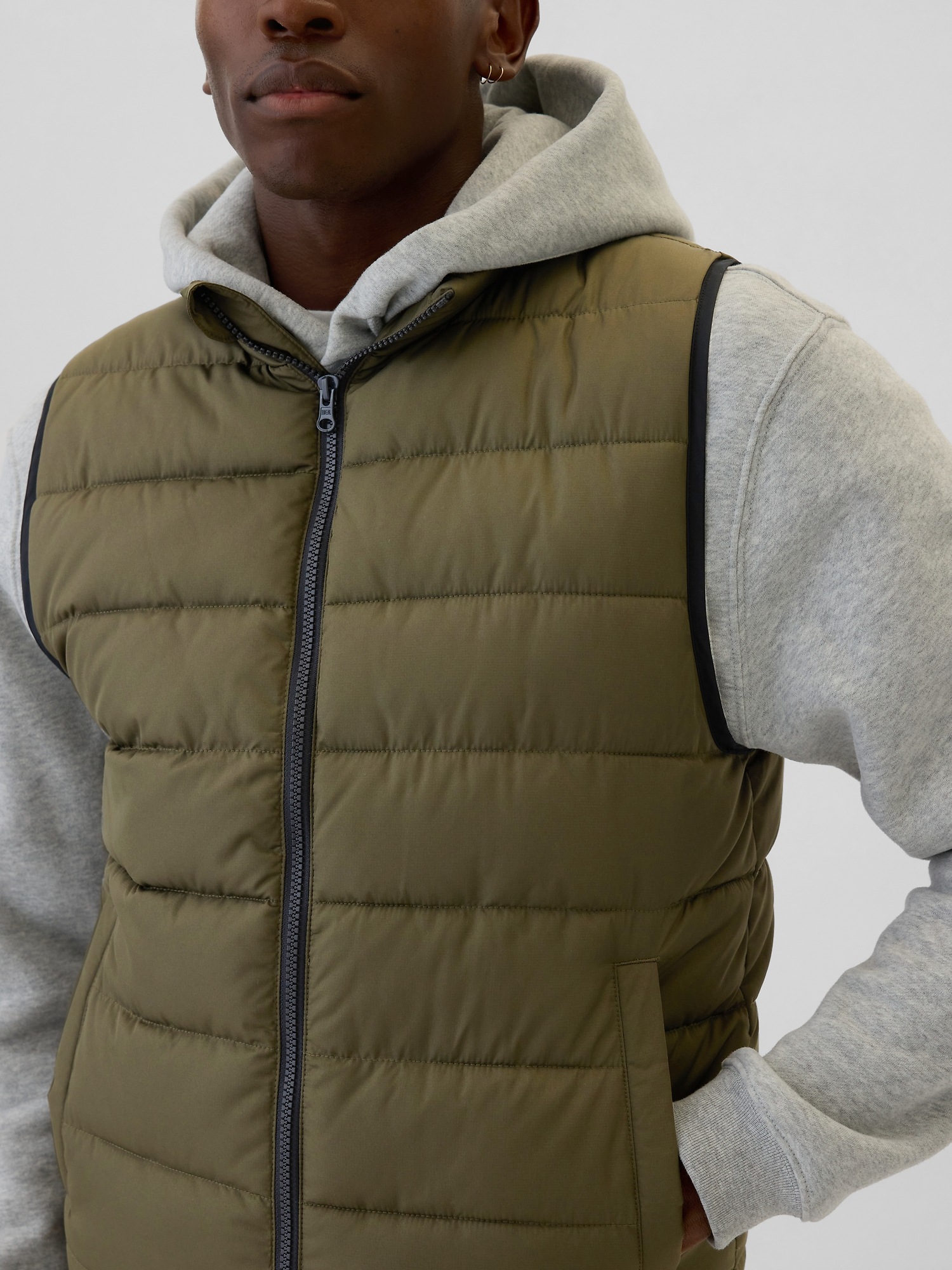 ColdControl Relaxed Puffer Vest Gap Factory