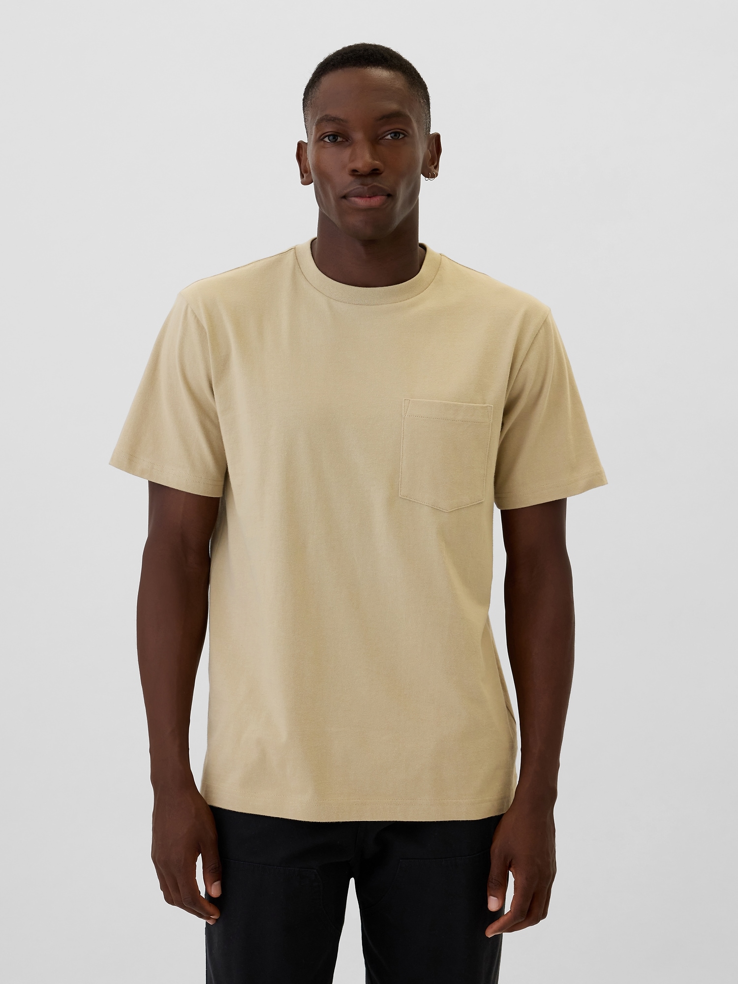 Relaxed Original Pocket T-Shirt - Beige