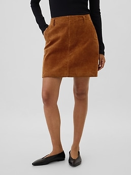 Corduroy Mini Skirt Gap Factory