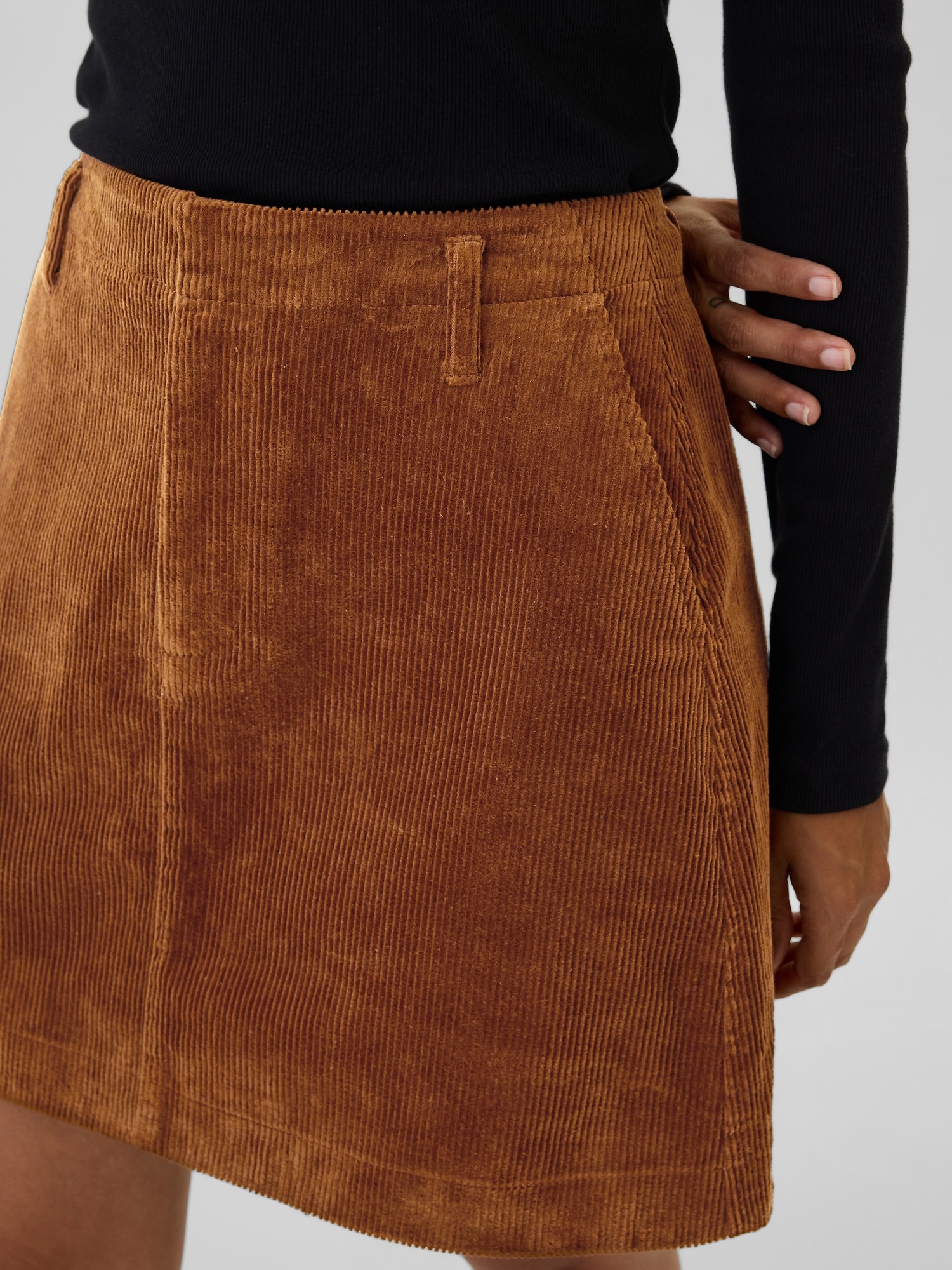 Corduroy Mini Skirt Gap Factory