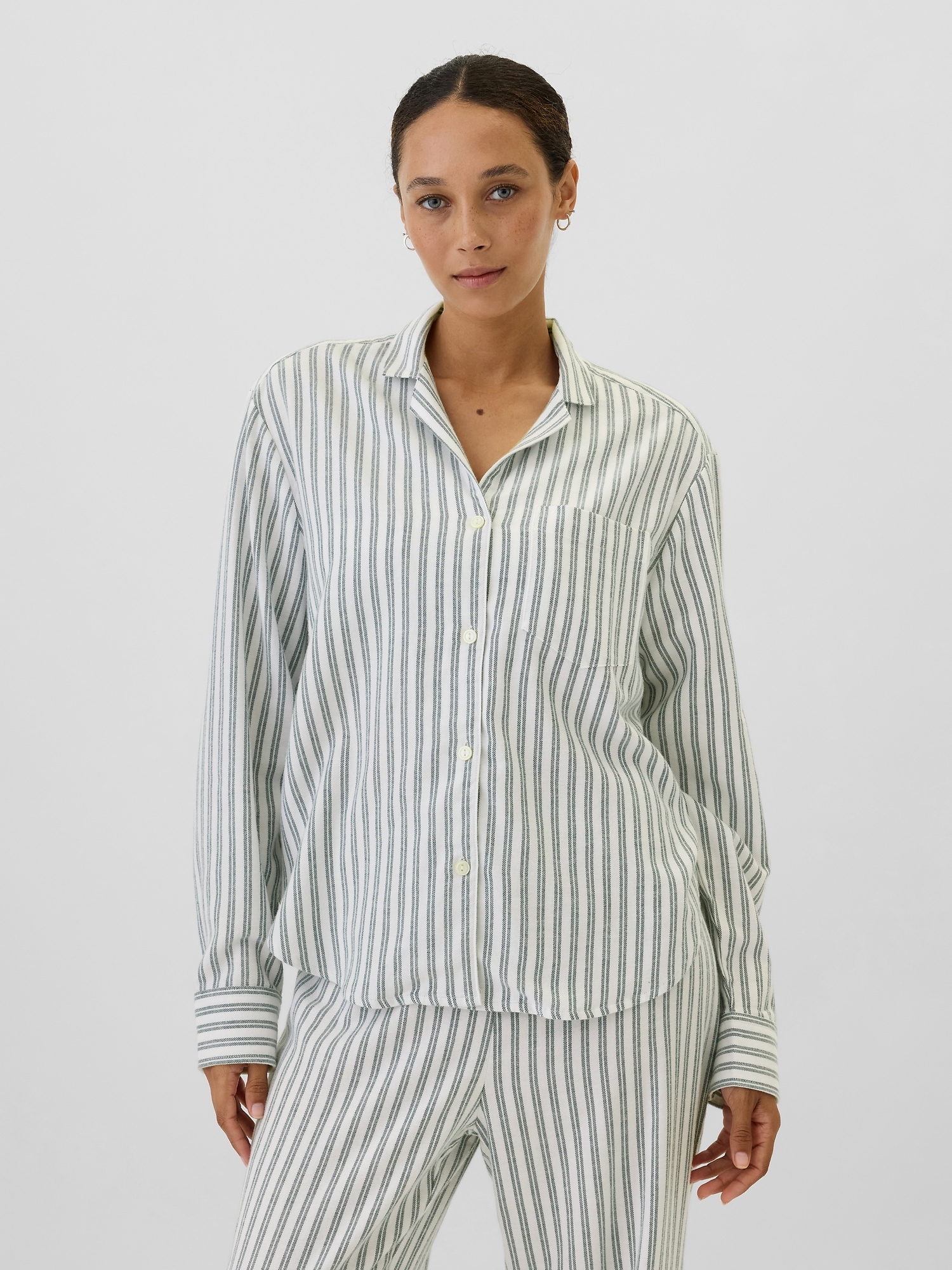 Relaxed Flannel PJ Shirt