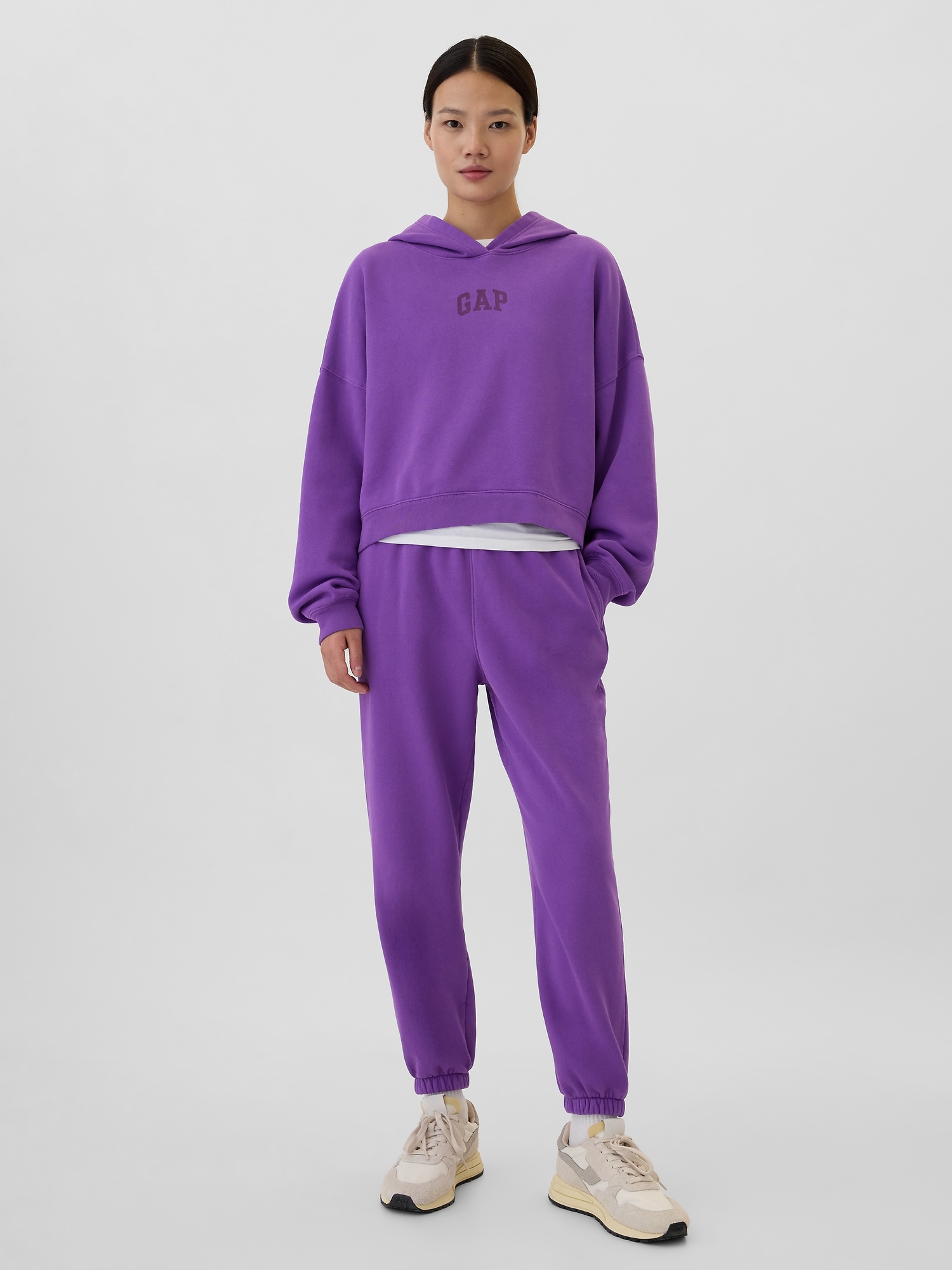 Fleece Joggers - Purple