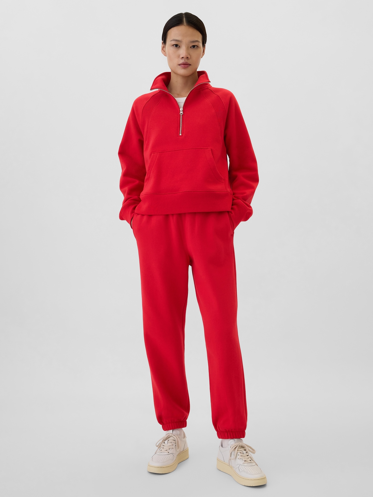 Fleece Joggers - Red